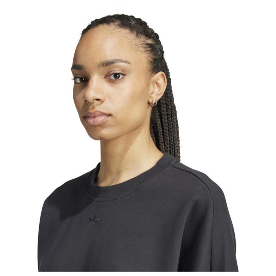 Adidas Γυναικείο φούτερ Ruched 3-Stripes Loose Sweatshirt